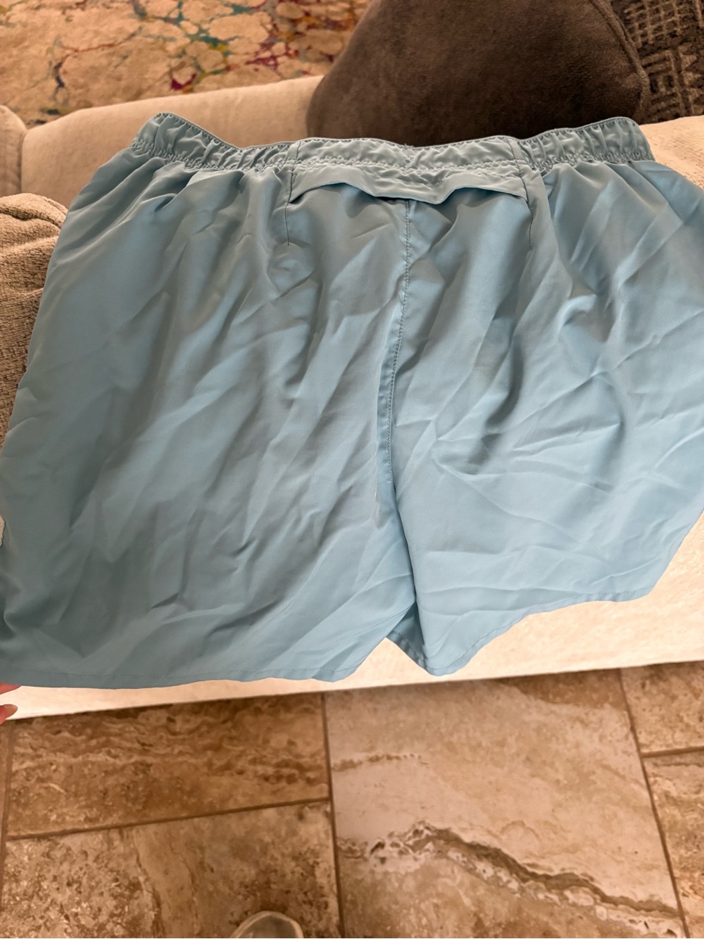 Nike Light Blue Athletic Men's Running Shorts